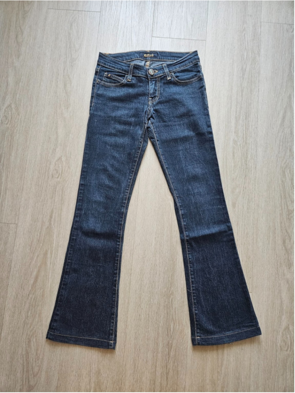 Killah Miss Sixty Women's Flare Bootcut Jeans Size 25 Dark Wash Low Rise Italy